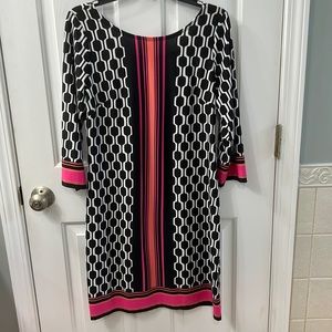 AB Studio Geometric print dress